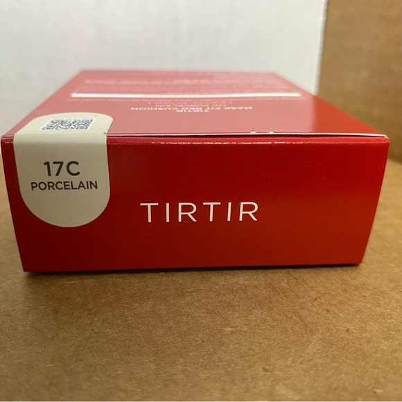 NEW TIRTIR Mask Fit‎ Red Cushion Face Cream 17C Porcelain 0.63 Fl Oz - Picture 7 of 8